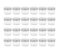 Vidaxl 24 Pcs Pots ¿¿ Confiture Avec Couvercles Argent¿¿S Verre 110 Ml