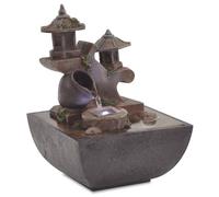 VidaXL 244286 fontaine et bassin de chèvre Marron et Gris Marron