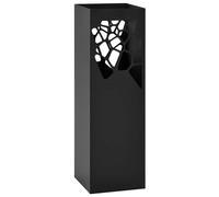 VidaXL 246798 Porte-parapluies Acier Noir Noir