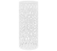 VidaXL 246803 Porte-parapluies Acier Blanc Blanc