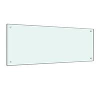 VidaXL 249460 planche à découper pour cuisine Verre trempé Blanc