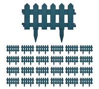 vidaXL 25x Bordures de Jardin Bordure de Pelouse Bordure de Plate-Bande Bordure de Parterre Bordure d'Allée Extérieur Vert 10 m PP