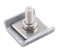 Ensemble de 25 connecteurs de tapis de grille Argenté