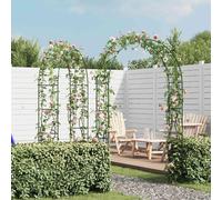 vidaXL 2x Arche de roses de jardin Torbogen Treillis Colonne de roses