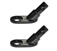 vidaXL 2X Attelage de Remorque Vélo Fer Raccord Attache de Remorque Bicyclette