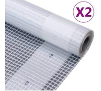 vidaXL 2x Bâches Leno Construction de Serres Bâches de Camping Protection de Meubles de Jardin Remorques Jardin Extérieur 3082819