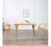 vidaXL 2x Bois Courbé Chaises à Dîner Chaises de Salle à Manger Chaises de Cuisine Chaises de Repas Chaises de Salon Maison 283104