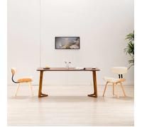 vidaXL 2x Bois Courbé Chaises de Salle à Manger Chaises à Dîner Chaises de Repas Chaises de Cuisine Siège de Salon Chaises 283124