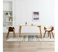 vidaXL 2x Bois Courbé Chaises de Salle à Manger Chaises à Dîner Chaises de Repas Chaises de Cuisine Chaises de Salon Maison 278724