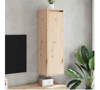 vidaXL 2x Bois de Pin Massif Armoires Murales Armoires Flottantes Armoires Suspendues Meubles de Rangement Salon Maison 813506