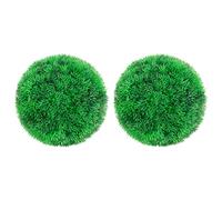vidaXL 2X Boules de Buis Artificielles Fausse Plante Jardinière Décoration Florale Plante Artificielle Paysage de Jardin Extérieur 22 cm