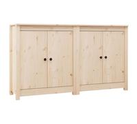vidaXL 2x Buffets Armoires Latérales Meubles de Rangement Armoires de Rangement Organisateurs de Maison Salon 70x35x80 cm 3114064