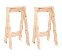 vidaXL 2X Chaises de Bar Tabourets de Salle à Manger Sièges de Bistro Meubles de Salon Comptoir Intérieur 40x40x75 cm Bois Massif de Pin