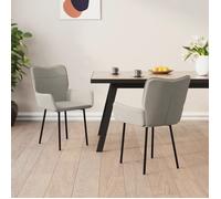 2x Chaises de Salle à Manger Rose Velours Fauteuils Dîner Cuisine vidaXL