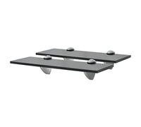 vidaXL 2X Etagères Murales Etagères Flottantes Etagères Suspendues Salon Chambre à Coucher Salle de Bain Intérieur Maison Verre 30x20 cm 8 mm