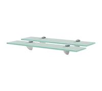 vidaXL Étagères murales en verre 50x10 cm 8 mm – Lot de 2