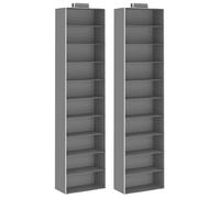 vidaXL Étagères suspendues organisateur de garde-robe 2x 10 niveaux tissu