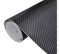 vidaXL 2X Films 4D de Voiture Film de Protection Auto-adhésif Véhicule Rétroviseur Passage de Roue Applications Automobiles Noir 100x150 cm