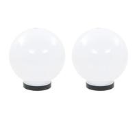 Lampe À Led Sous Forme De Boule 2 Pcs Sphérique 20 Cm Pmma