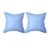vidaXL 2x Oreillers Gonflables d'Hiver pour Housse de Piscine Hors Sol Coussins Couverture Flotteurs d'Hivernage Coussins Gonflables Bleu PVC