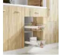 vidaXL 2x Panier Treillis Métallique 400 mm Argenté Panier de Rangement 50479