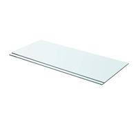 Vidaxl Panneaux D'étagère 2 Pcs Verre Transparent 70 X 30 Cm