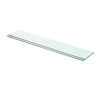 vidaXL 2x Panneaux d'étagère - Panneau de rechange à lattes verre transparent 70x12 cm