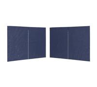 Tentwanden met ritssluiting PE blauw 2 st45116