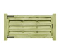 vidaXL Portillons 2 pièces 150x75 cm Bois de pin imprégné Vert