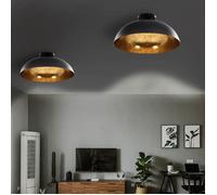 vidaXL 2x Plafonniers Semi-sphérique Lampe Eclairage Lumière Salle à Manger Maison Intérieur Bar Hall d'Entrée Café Cuisine 50873