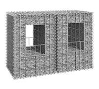 Vidaxl Poteaux À Panier De Gabion 2 Pcs 40x40x60 Cm Fer