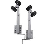 vidaXL 2x Support à Double Roulette Inclinable pour Remorque de Bateau 59-84cm