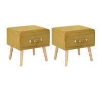 Table de Chevet Velours Table de Nuit Commode Table d’Appoint Salon vidaXL