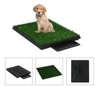 Vidaxl Tapis Pour Animaux 2 Pcs Avec Plateau Et Gazon Artificiel Vert Vert
