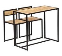 Ensemble De Salle À Dîner 3 Pcs Bois De Manguier Solide Brun