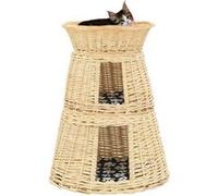 Vidaxl Ensemble De Panier Pour Chats 3 Pcs Avec Coussins 47x34x60 Cm