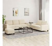 Ensemble de Canapés Sièges Salle de Séjour 2 pcs Rouge Bordeaux Tissu vidaXL