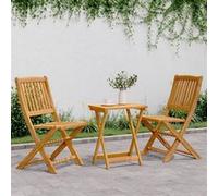 vidaXL 3-delige Tuinset inklapbaar massief acaciahout3206331 G