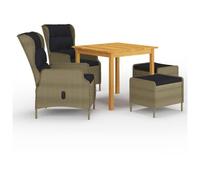 Vidaxl 3067752 Ensemble De Meubles De Jardin Marron Marron