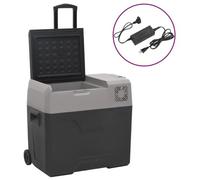 Vidaxl 3154635 Glacière Noir Et Gris Noir