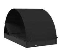 Vidaxl 319656 Chaise D'extérieur Polyester Noir Noir