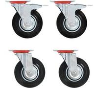 vidaXL 32 pcs Roulettes pivotantes 125 mm