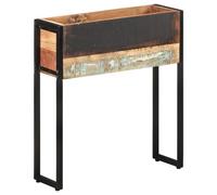 Vidaxl 321943 Pot À Fleurs Acier, Bois