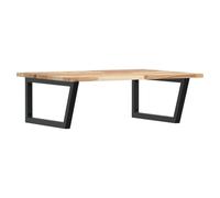 VidaXL 3302891 miroir de salle de bain et armoire de rangement pour évier Noir