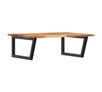 VidaXL 3302927 miroir de salle de bain et armoire de rangement pour évier Noir