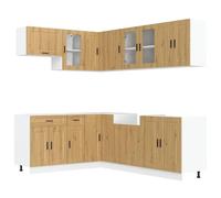 VidaXL 3314910 unité de cuisine préfabriquée Marron