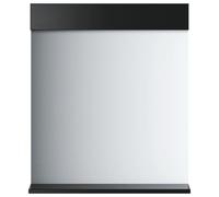 VidaXL 358559 miroir mural Noir