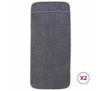 Vidaxl 362673 Serviette De Plage Anthracite