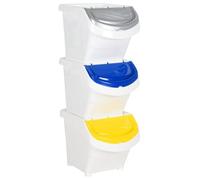 VidaXL 364068 poubelle Polypropylène (PP) Blanc