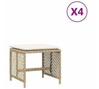 Vidaxl 365052 Pouf D'extérieur Crème